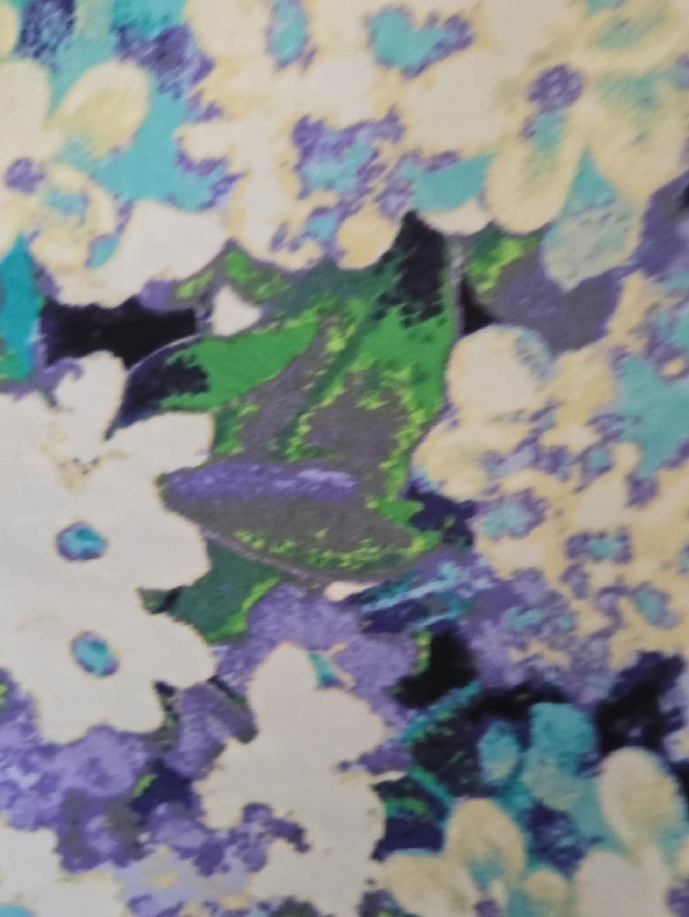 Van Heusen Floral Mini Skirt in Purple, Green and Cream - Picture 4 of 7